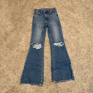 American Eagle Super High-Waisted Flare Jeans